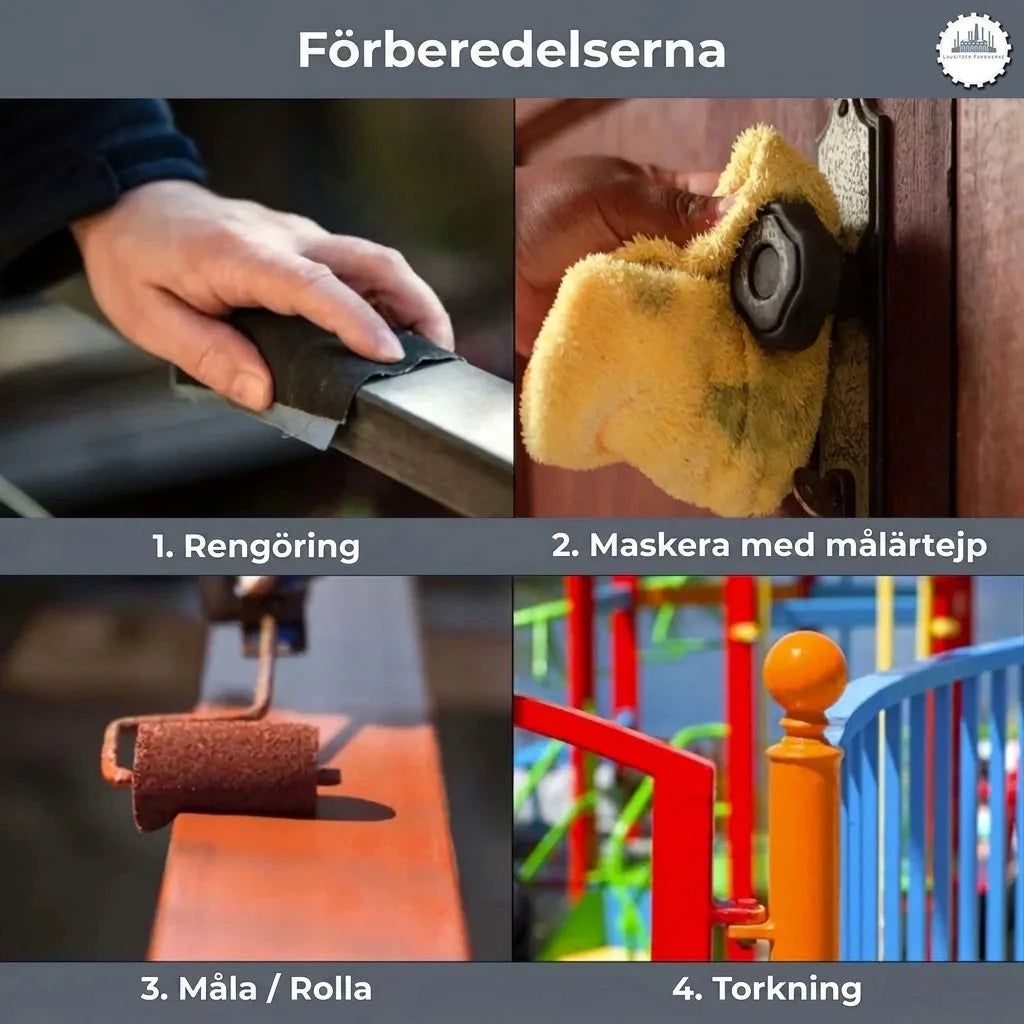 Lausitzer Farbwerke metallskyddslack 3 i 1 - traditionell