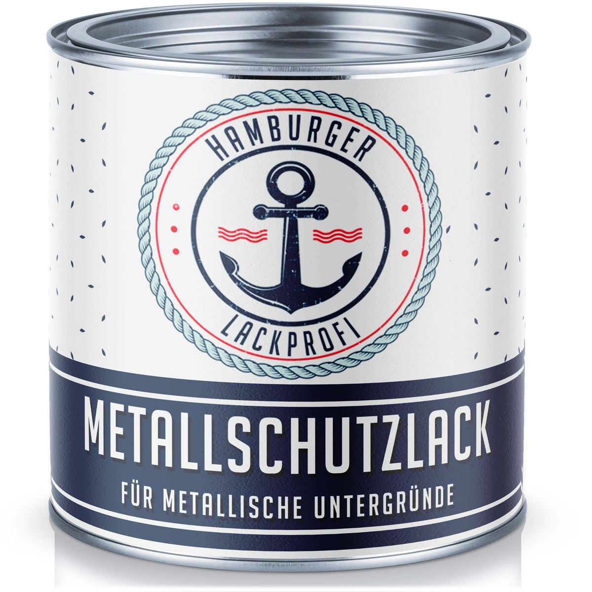 Metallschutzlack 3in1 SEIDENMATT Rundumsorglos-Set (X500) inkl. Zubehör XXL - Hamburger Lack-Profi