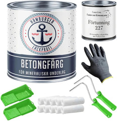 Färg inkl. roller &amp; förtunning
