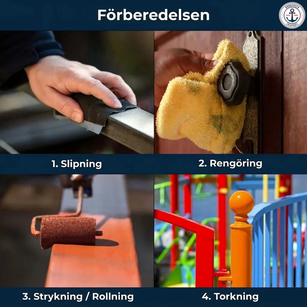 Lausitzer Farbwerke metallskyddslack med lackeringsset (X300) & förtunning (1 L) - 30% specialerbjudande